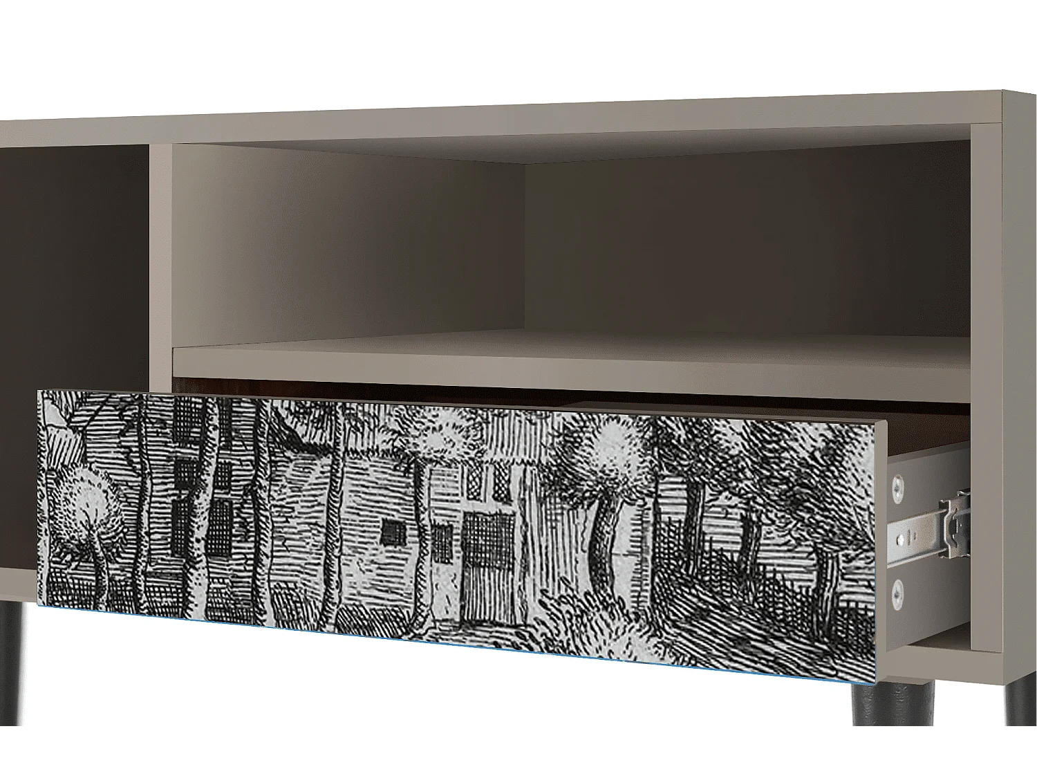 Mueble de TV - 115х59х48 cm - T3 - A Pond, Arena