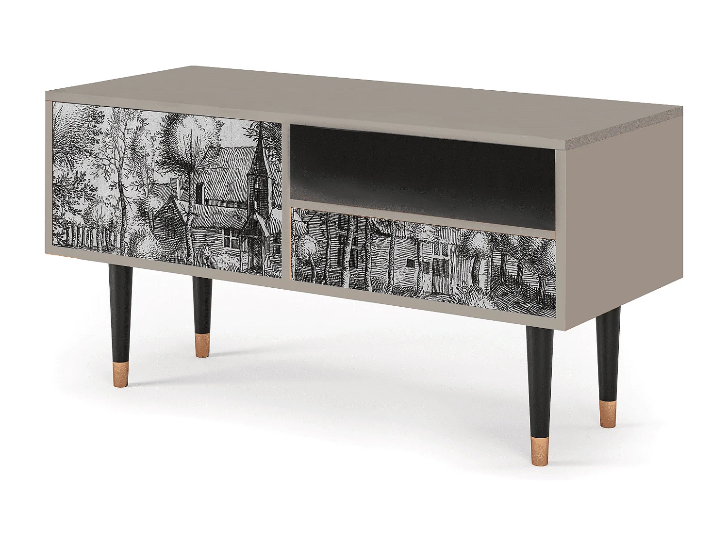 Mobile TV - 115х59х48 cm - T3 - A Pond, Sabbia