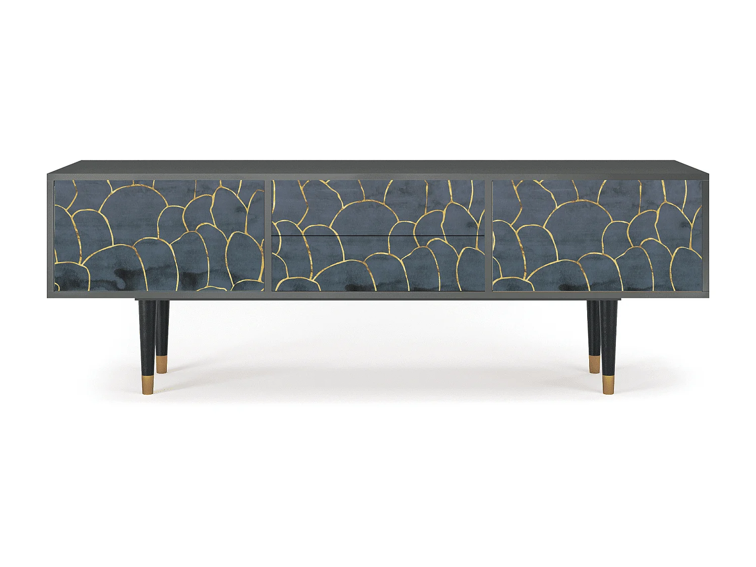 Mobile TV - 170х59х48 cm - T4 - Blue Lagoon, Antracite