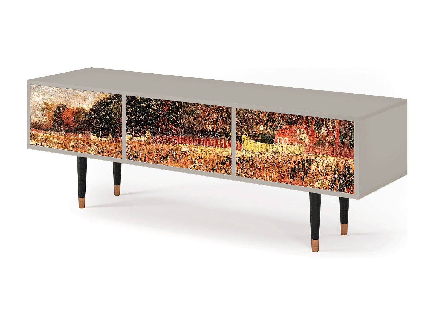 Mueble de TV - 170х59х48 cm - T4 - The Banks, Areia