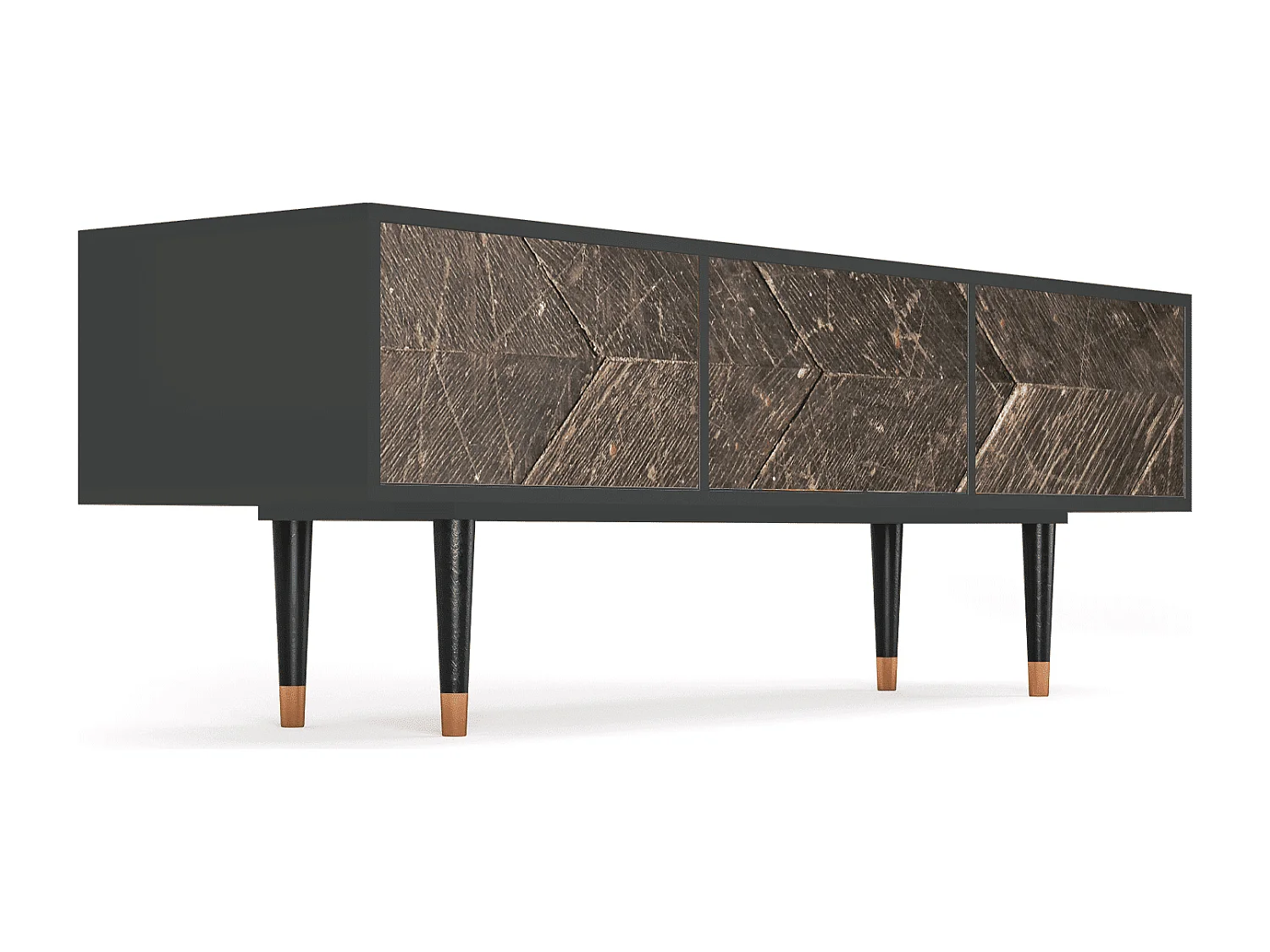 Meuble TV - 170х59х48 cm - T4 - Wise Tree, Anthracite