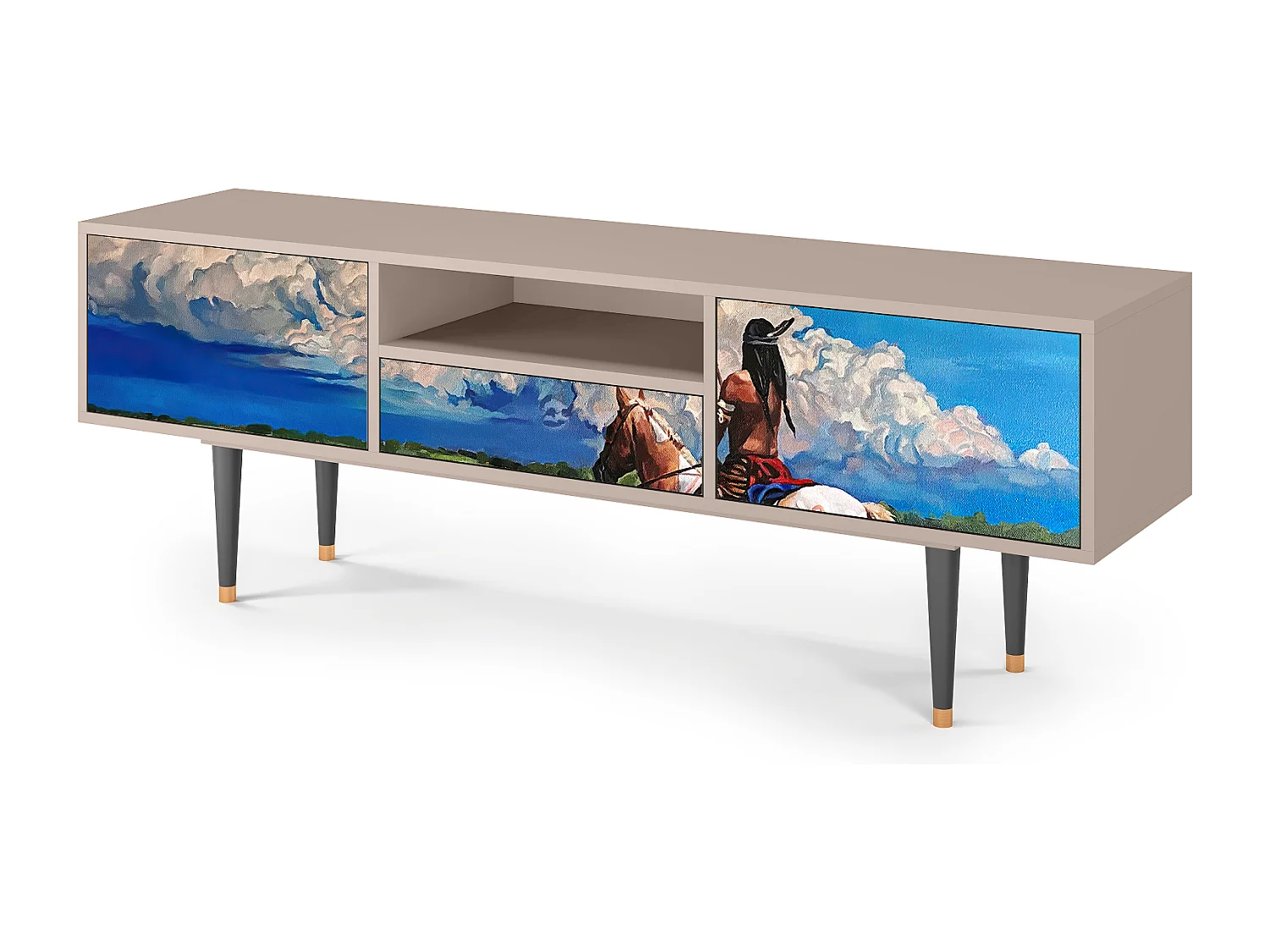 TV-meubel - 170х59х41 cm - T6 - Thunderheads by Dean, Zand