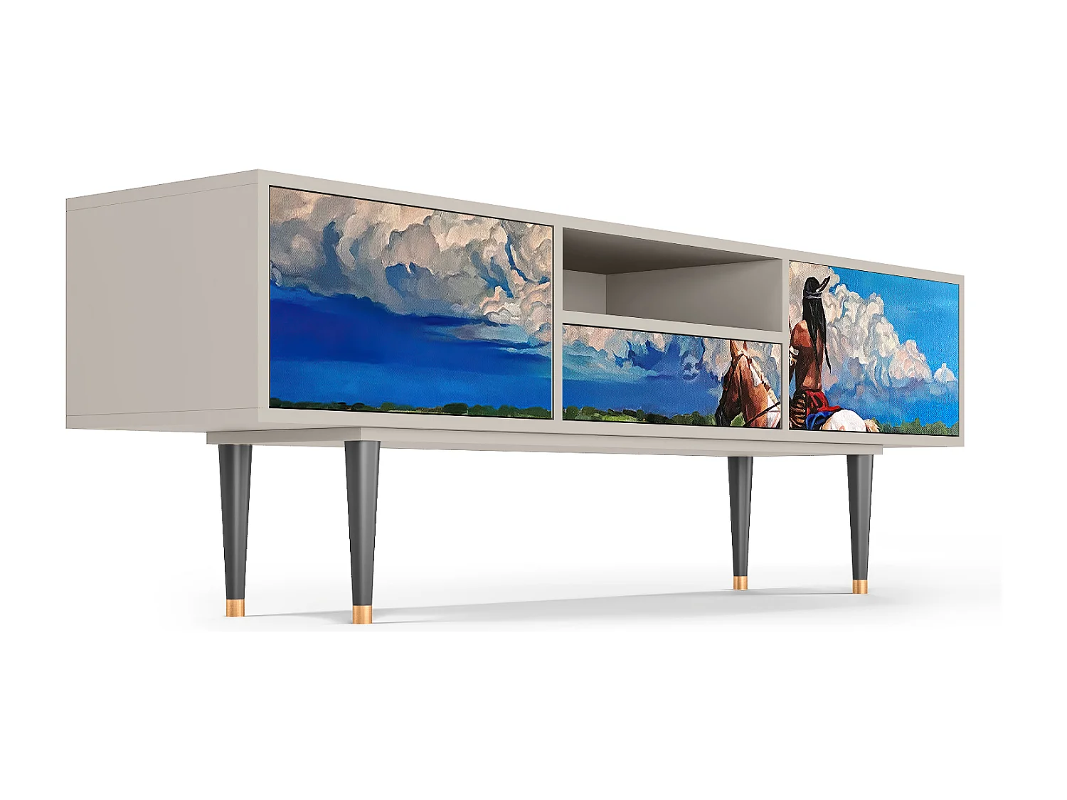 TV-meubel - 170х59х41 cm - T6 - Thunderheads by Dean, Zand