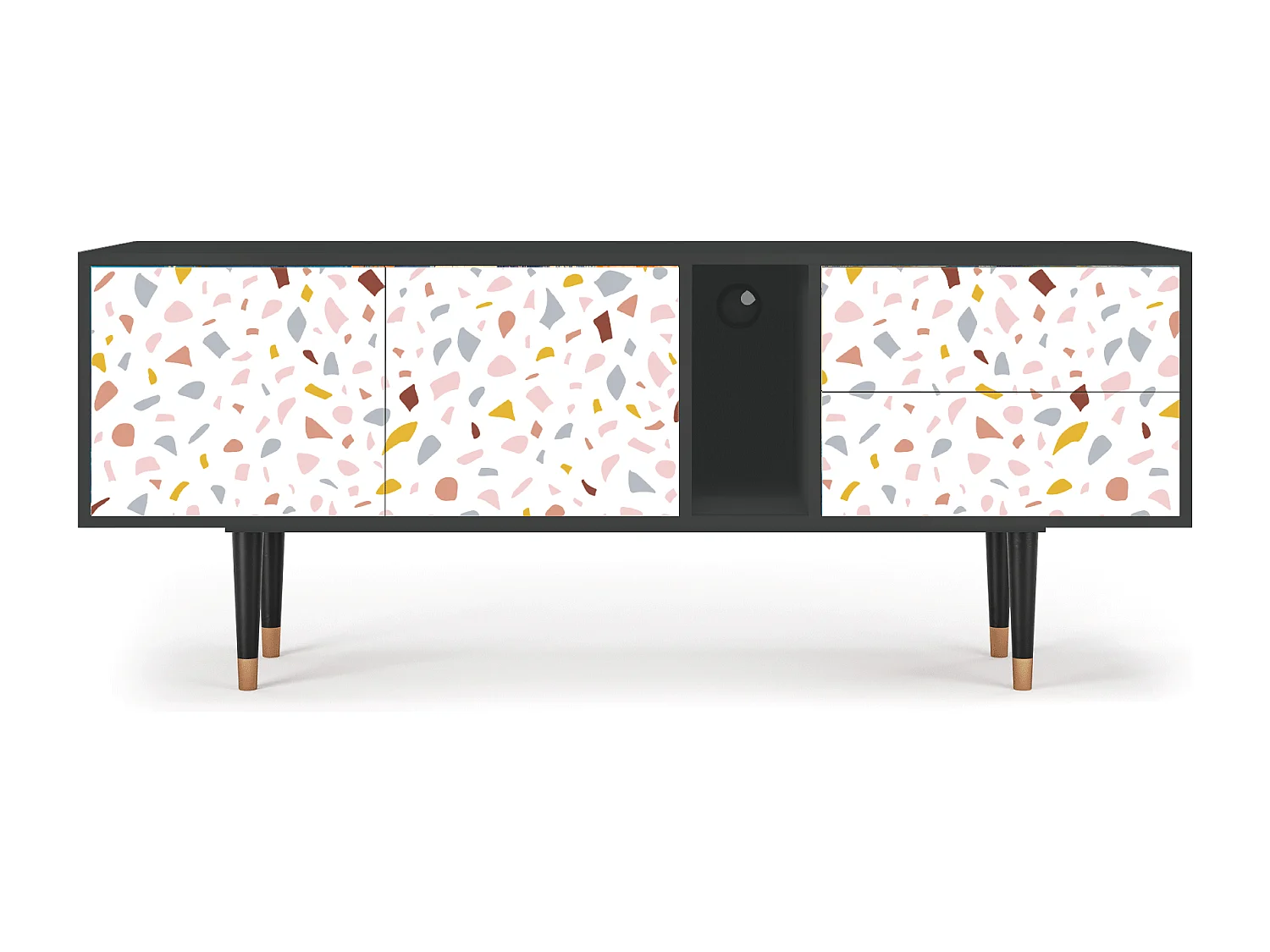 Mobile TV - 170х69х48 cm - T1 - Marmelade Cheese, Antracite