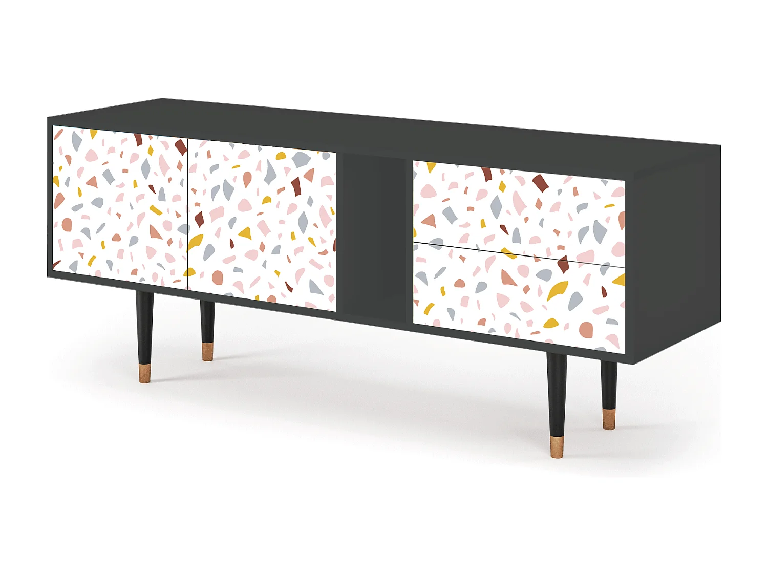 Mobile TV - 170х69х48 cm - T1 - Marmelade Cheese, Antracite