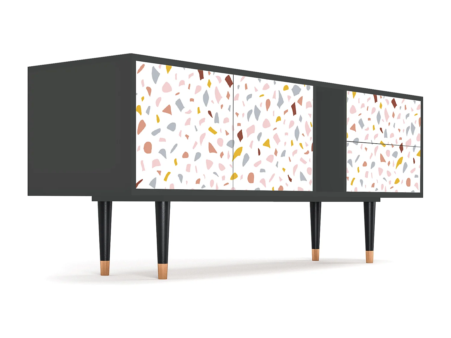 Mobile TV - 170х69х48 cm - T1 - Marmelade Cheese, Antracite