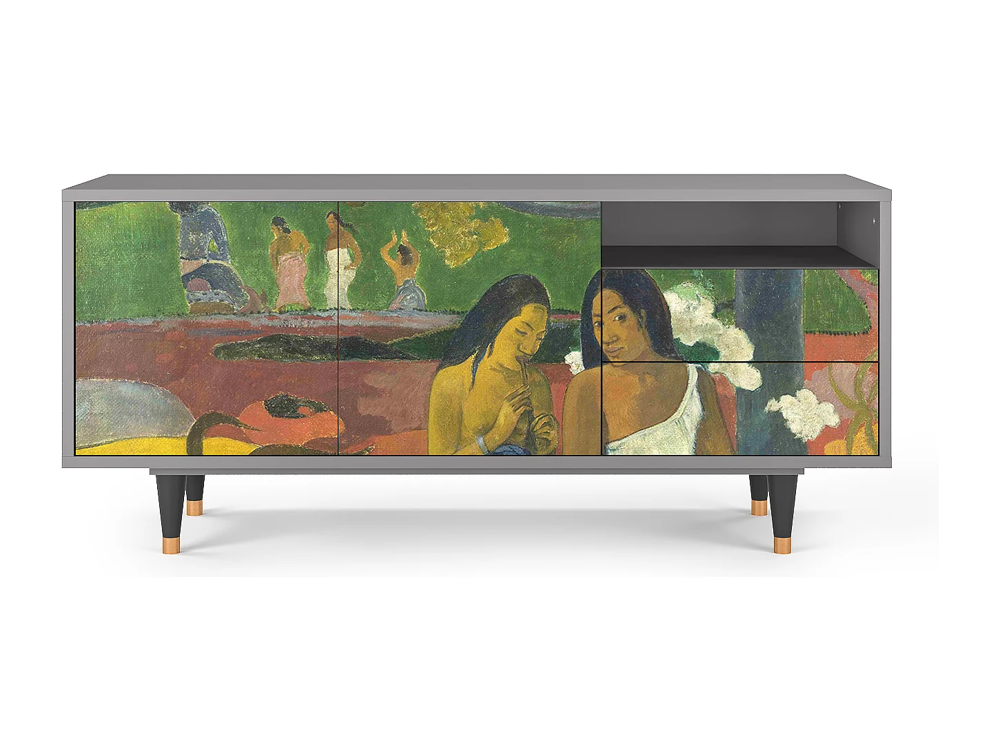 TV-meubel - 125х56х41 cm - T7 - Arearea , Grijs