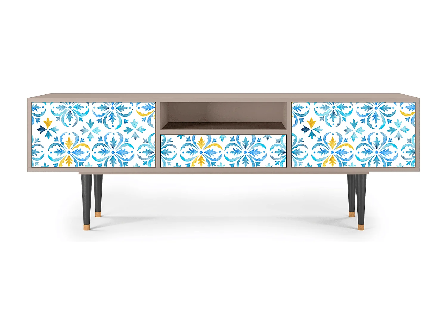 Meuble TV - 170х59х41 cm - T6 - Lisbon Flover, Latte