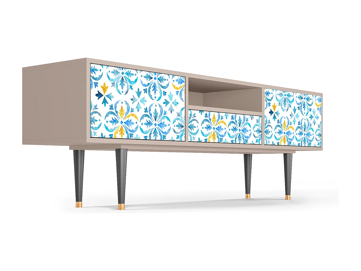 Meuble TV - 170х59х41 cm - T6 - Lisbon Flover, Latte