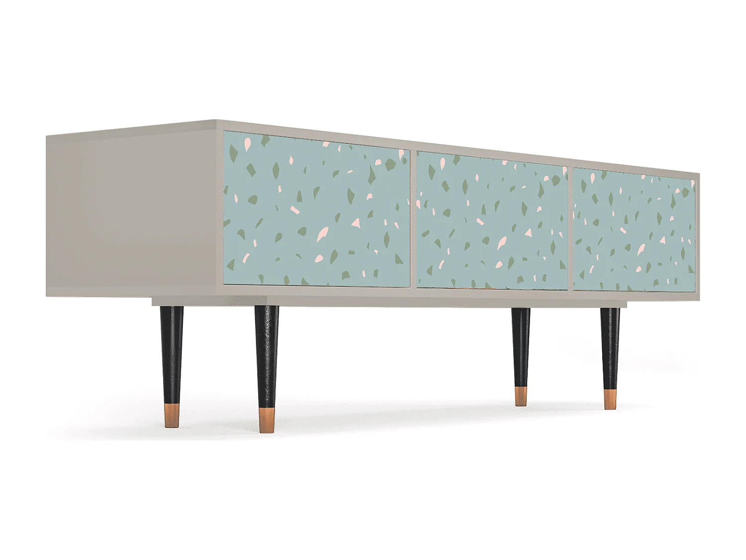 Mobile TV - 170х59х48 cm - T4 - Blue Drops, Sabbia