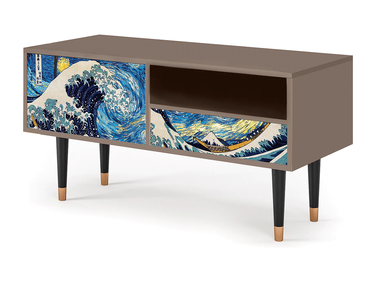 TV-meubel - 115х59х48 cm - T3 - Great Wave, Latte