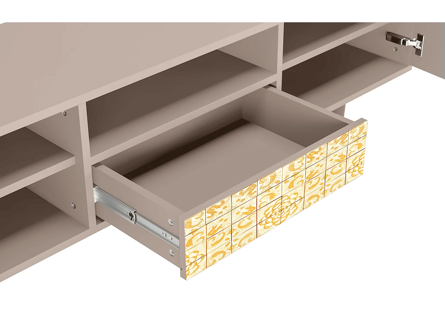TV-Möbel - 170х59х41 cm - T6 - Sunshiny Tile, Latte