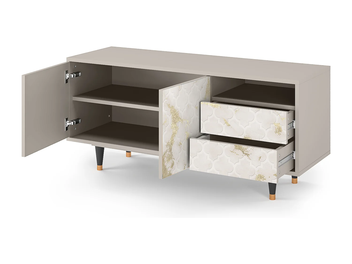 Meuble TV - 125х56х41 cm - T7 - Sahara desert, Sable