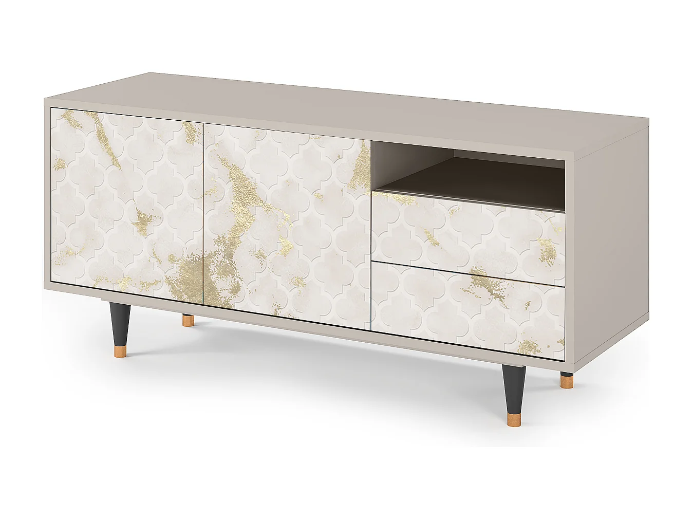 TV-meubel - 125х56х41 cm - T7 - Sahara desert, Zand