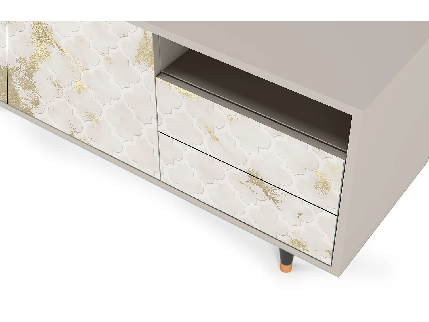 TV-meubel - 125х56х41 cm - T7 - Sahara desert, Zand