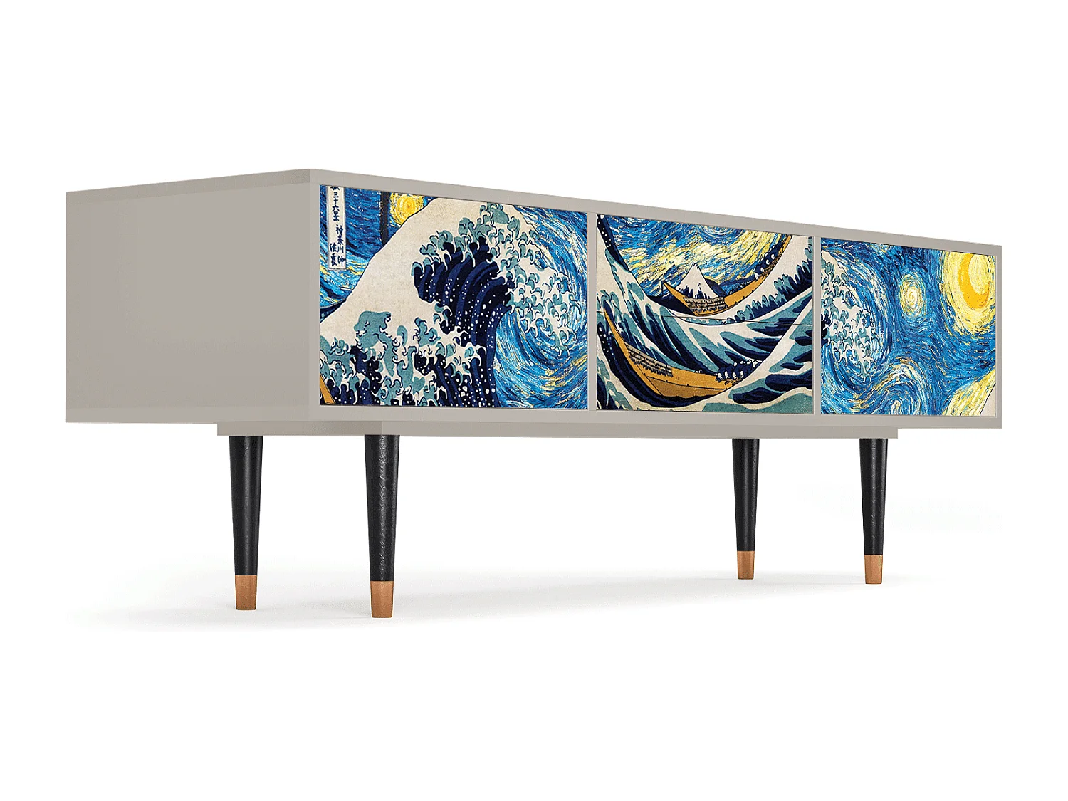 TV-Möbel - 170х59х48 cm - T4 - Great Wave, Sand