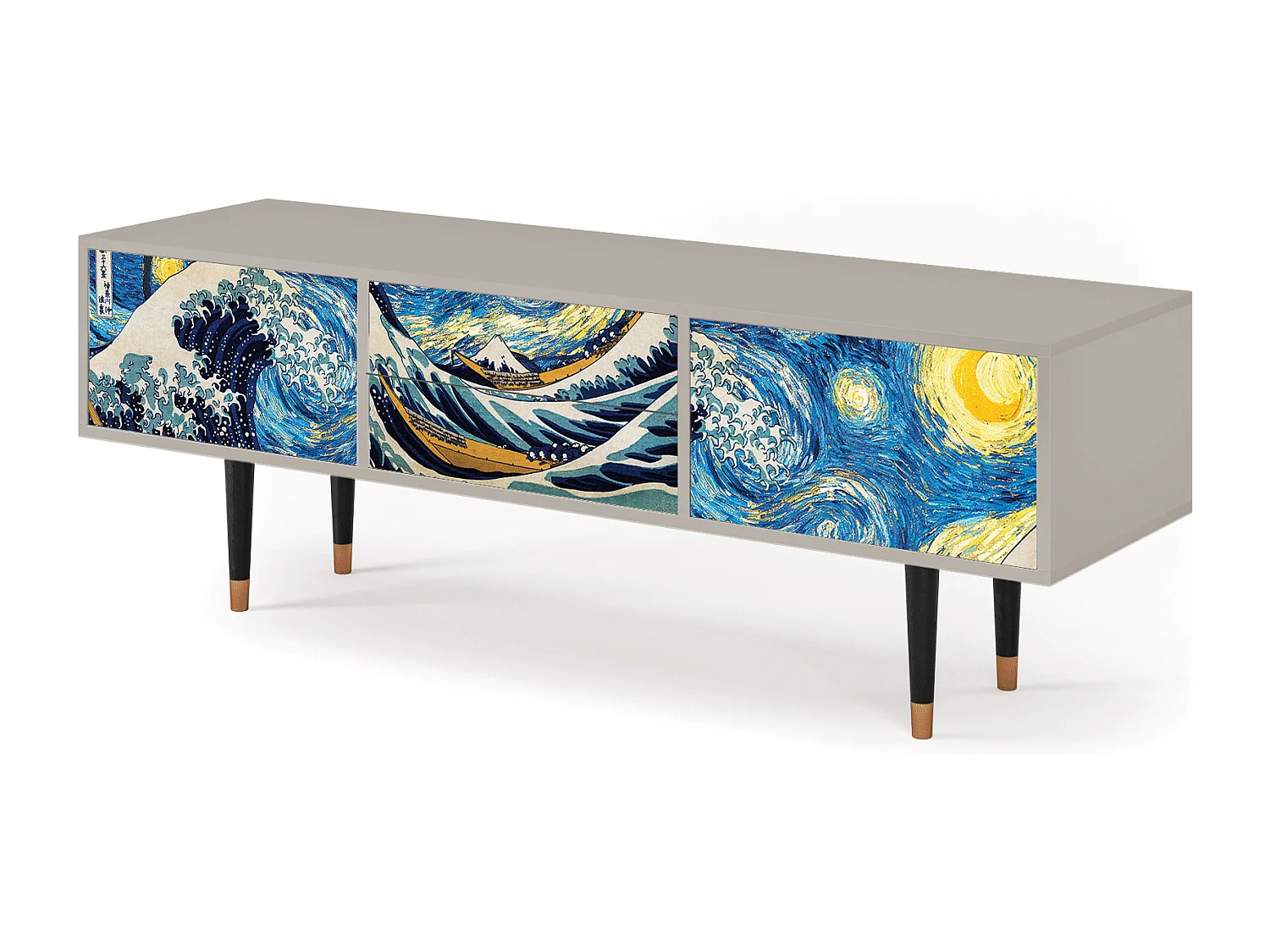 Mueble de TV - 170х59х48 cm - T4 - Great Wave, Areia