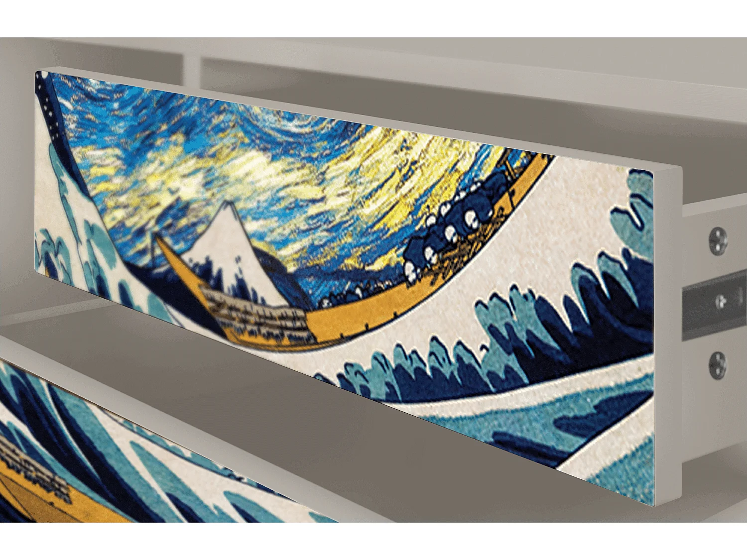 Mueble de TV - 170х59х48 cm - T4 - Great Wave, Areia
