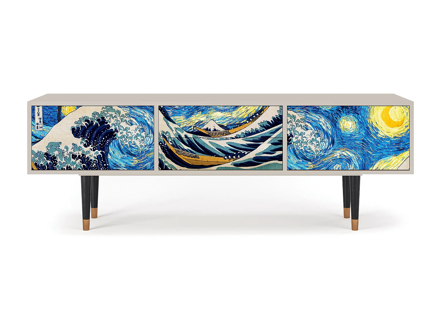 TV-Möbel - 170х59х48 cm - T4 - Great Wave, Sand