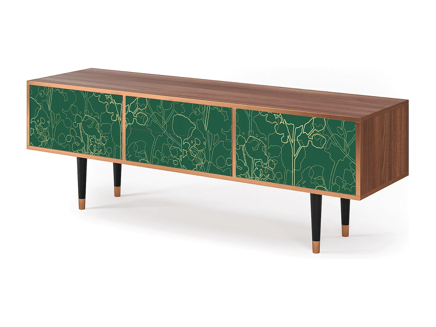 Mobile TV - 170х59х48 cm - T4 - Emerald Forest, Noce