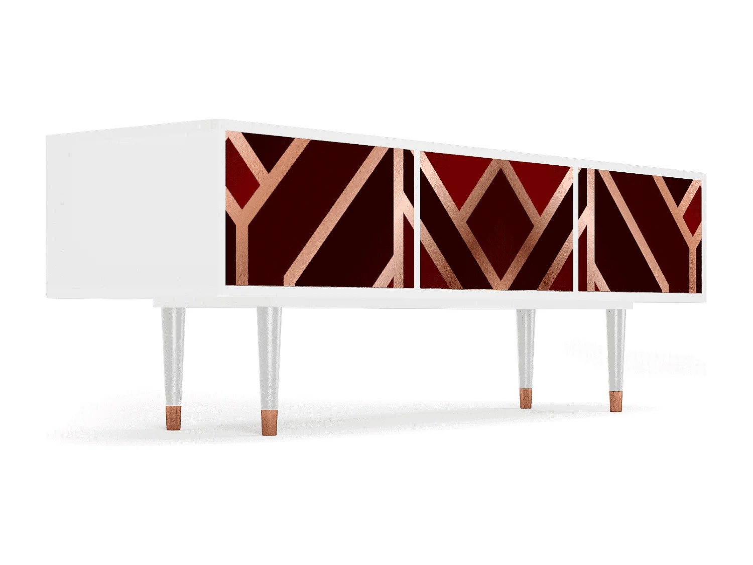 TV-meubel - 170х59х48 cm - T4 - Velvet 1920's, Wit