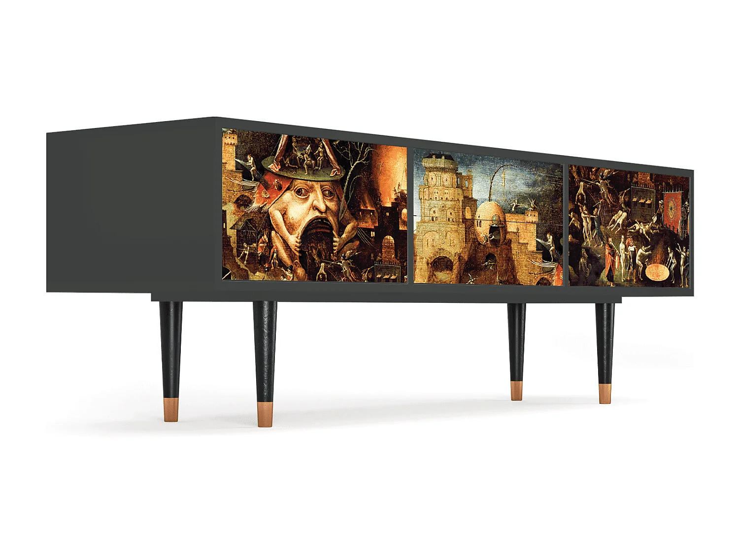 TV-Möbel - 170х59х48 cm - T4 - Christ in Limbo, Anthrazit