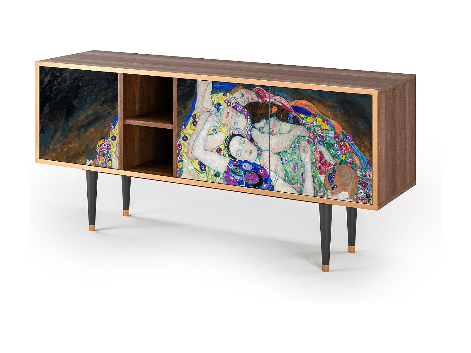 TV-meubel - 150х69х41 cm - T5 - The Maiden by Klimt, Walnoot