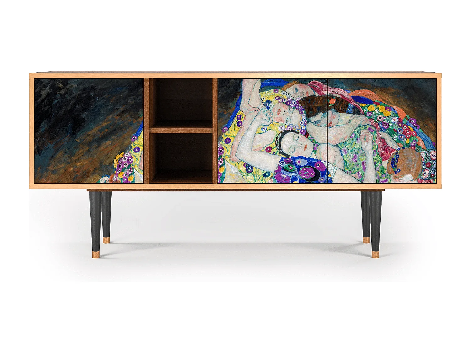 Meuble TV - 150х69х41 cm - T5 - The Maiden by Klimt, Noyer