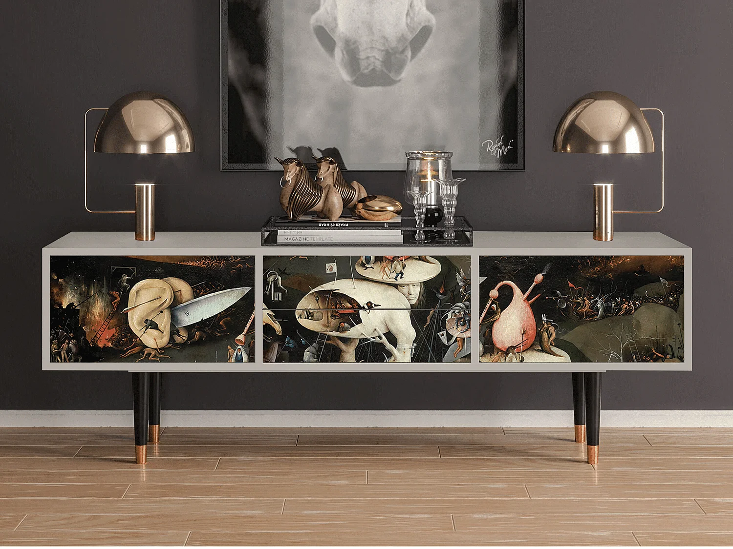 Mueble de TV - 170х59х48 cm - T4 - The Garden 2, Areia