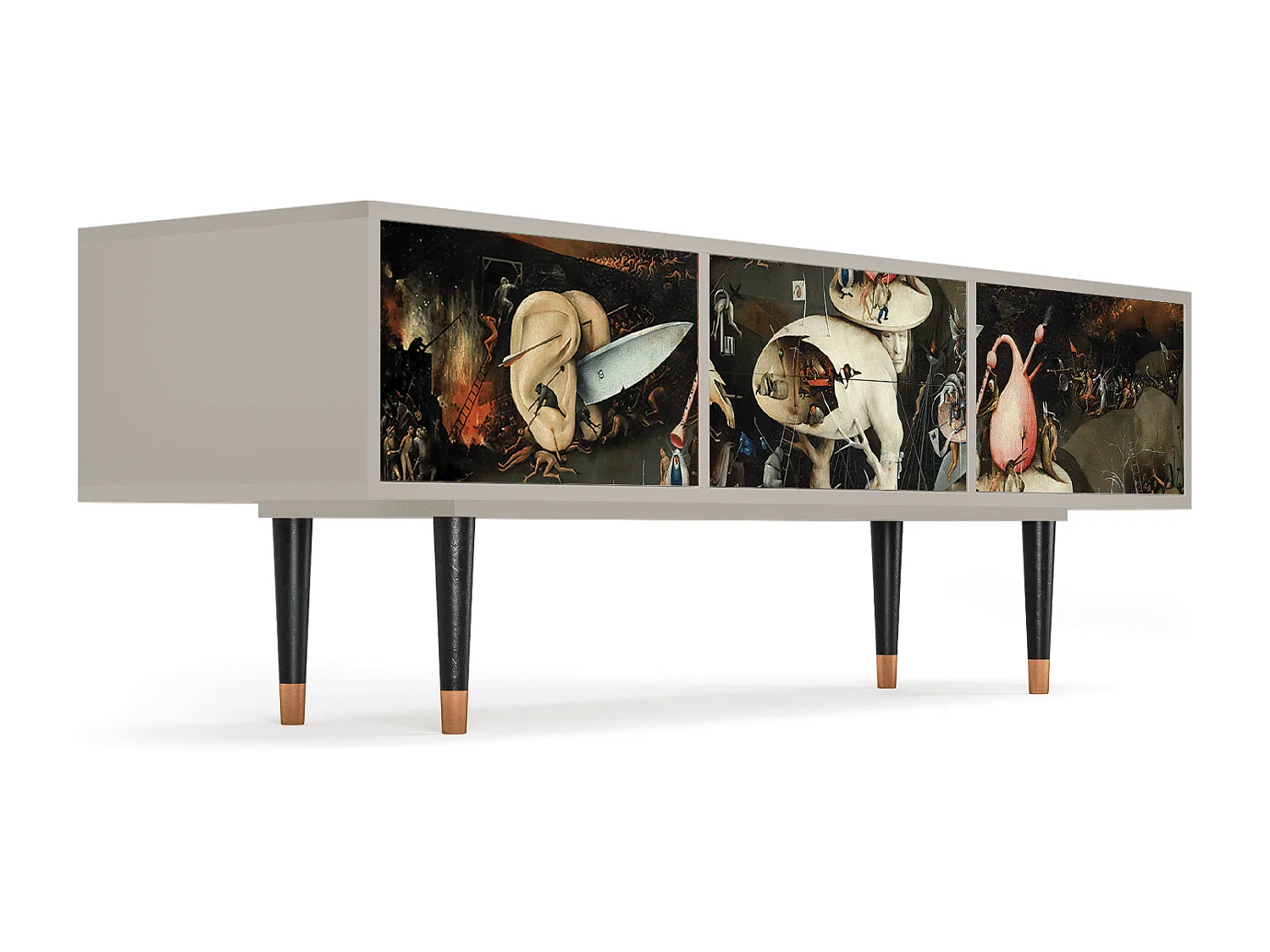 Mobile TV - 170х59х48 cm - T4 - The Garden 2, Sabbia