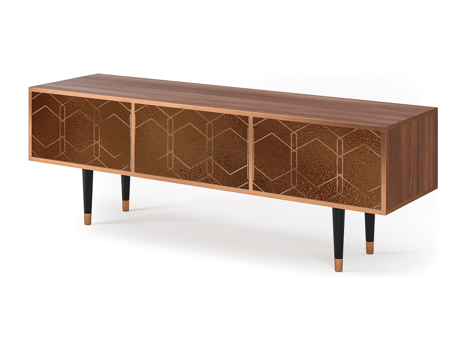 Meuble TV - 170х59х48 cm - T4 - Chocolate Bar, Noyer