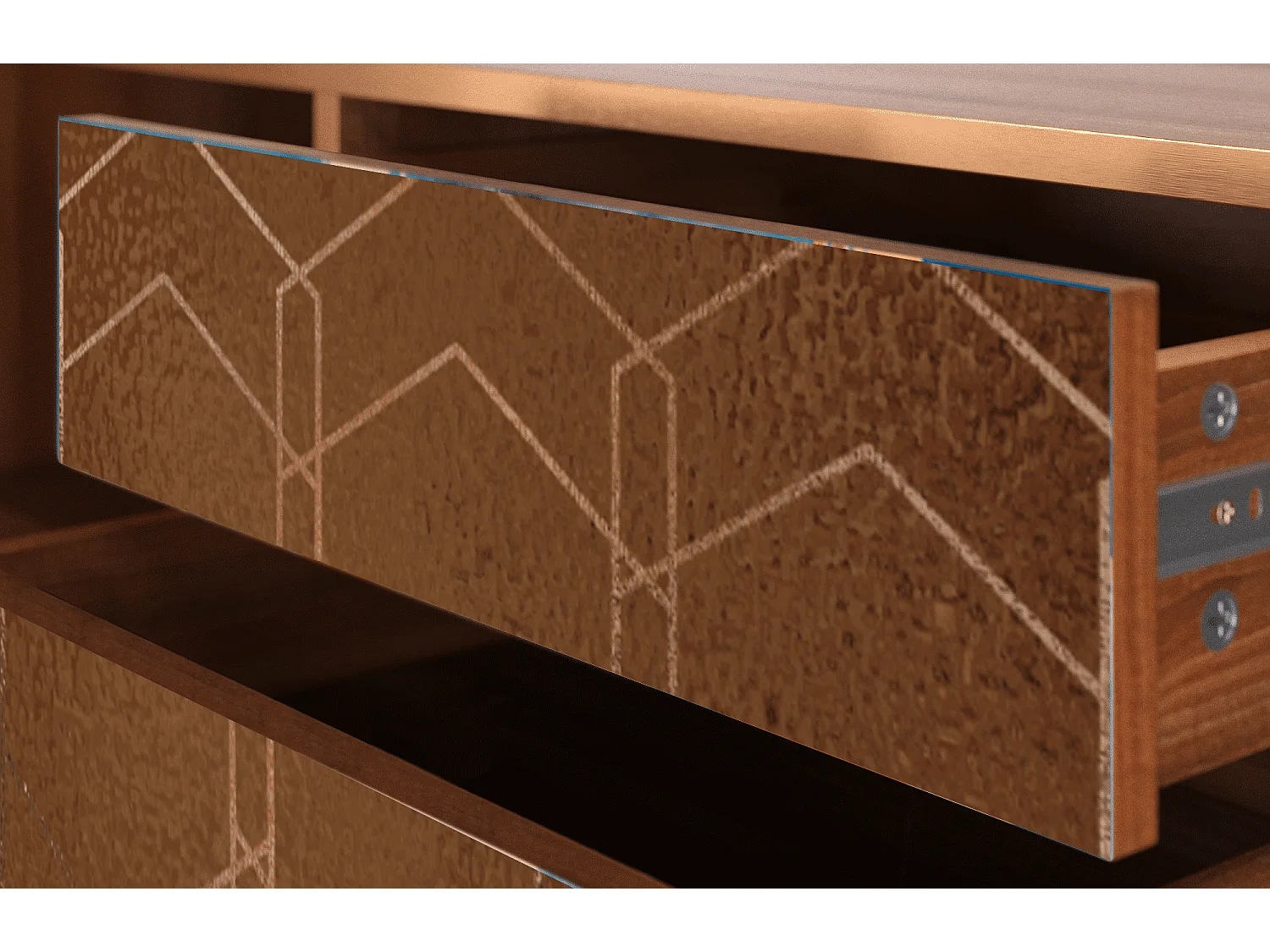 Meuble TV - 170х59х48 cm - T4 - Chocolate Bar, Noyer