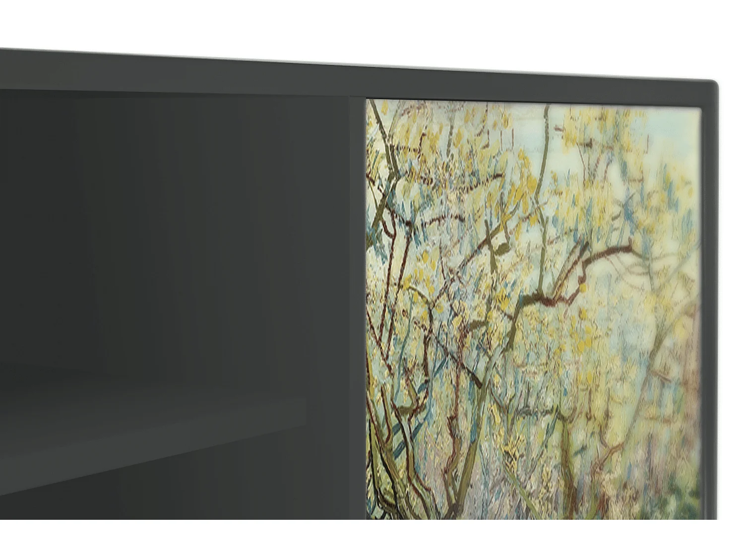 Mobile TV - 170х69х48 cm - T2 - The Bianco Orchard, Antracite