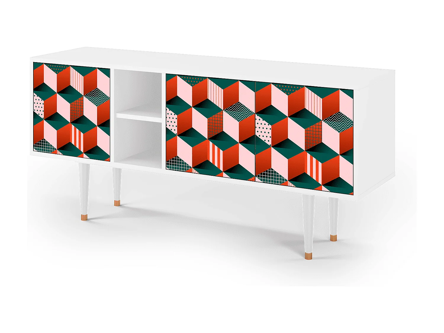 Mobile TV - 150х69х41 cm - T5 - Pepsi-Cola, Bianco