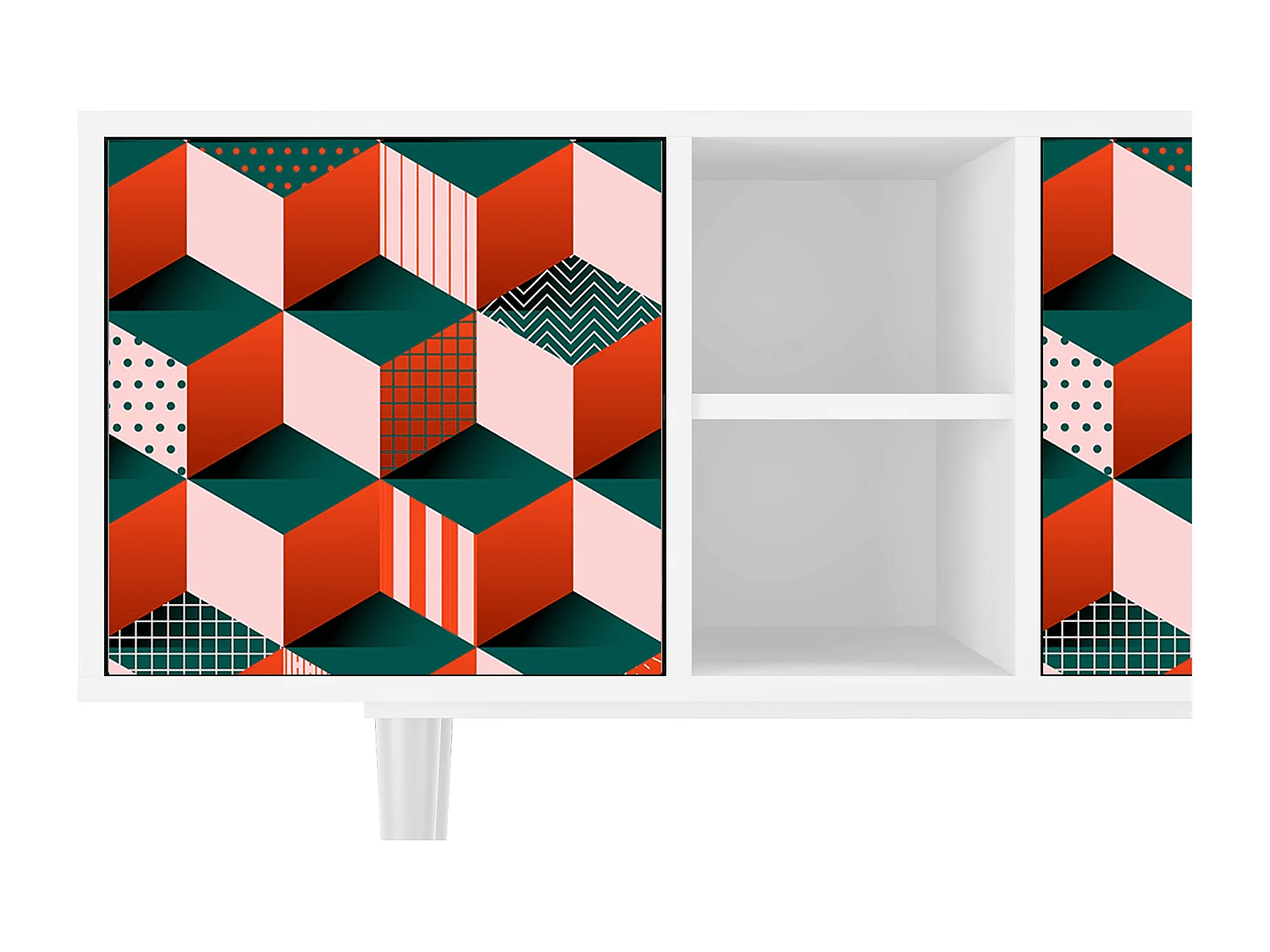 Mobile TV - 150х69х41 cm - T5 - Pepsi-Cola, Bianco