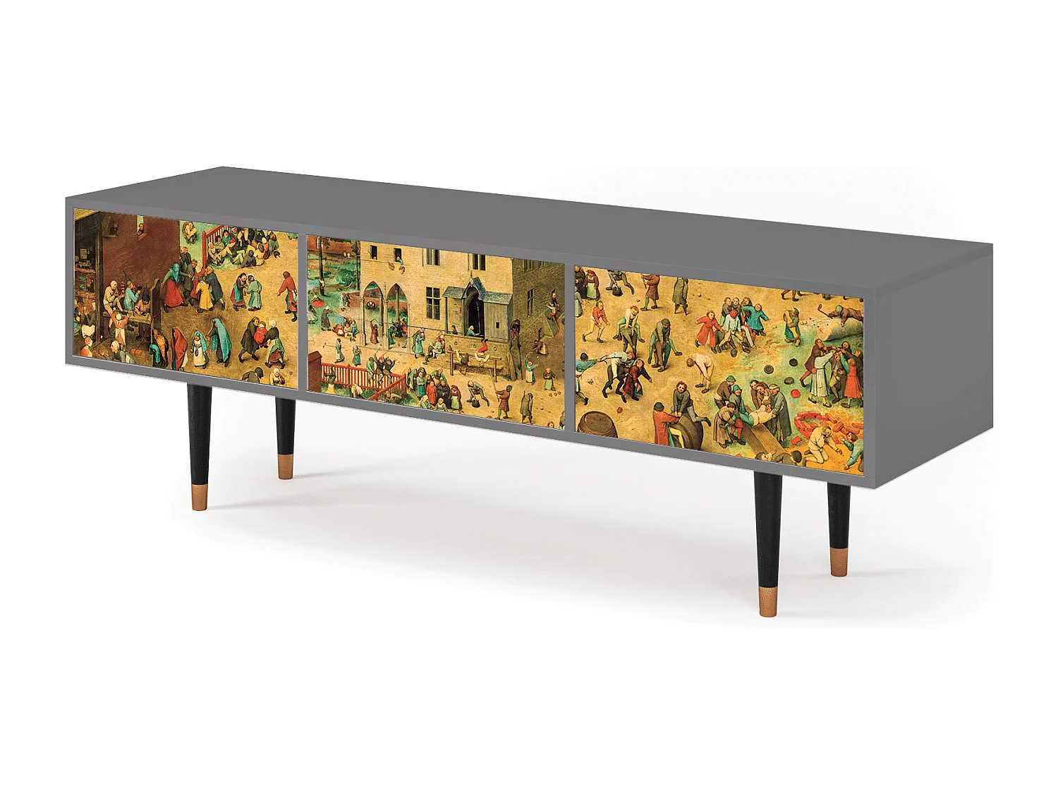 Meuble TV - 170х59х48 cm - T4 - Children Games, Gris