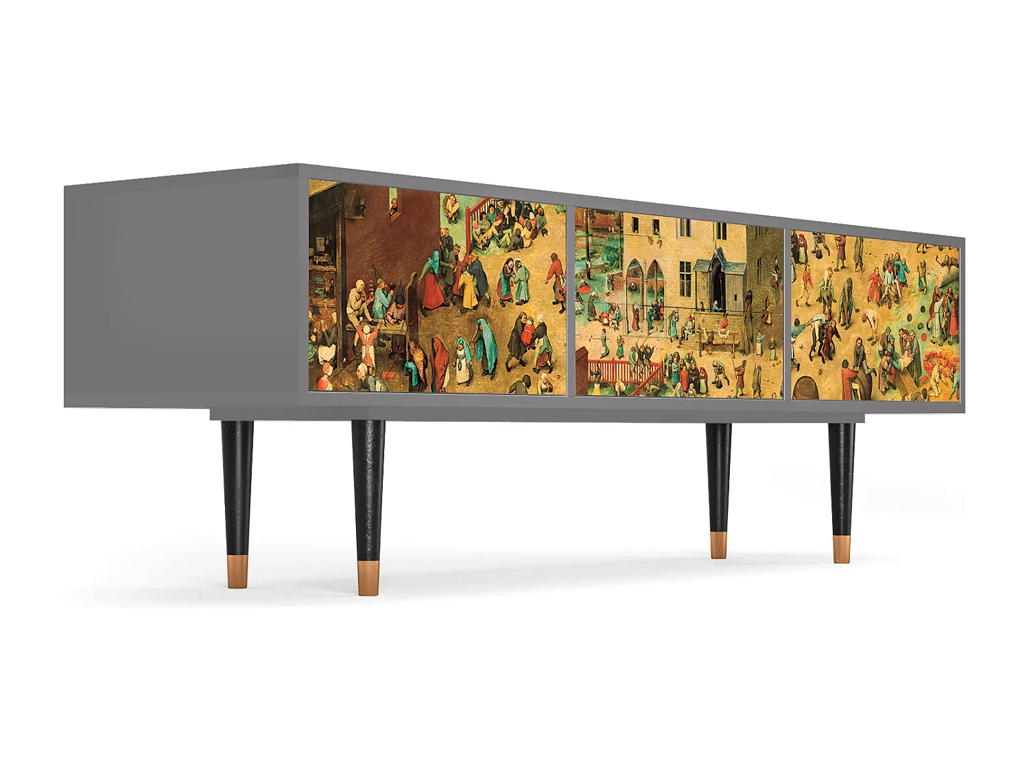 Meuble TV - 170х59х48 cm - T4 - Children Games, Gris