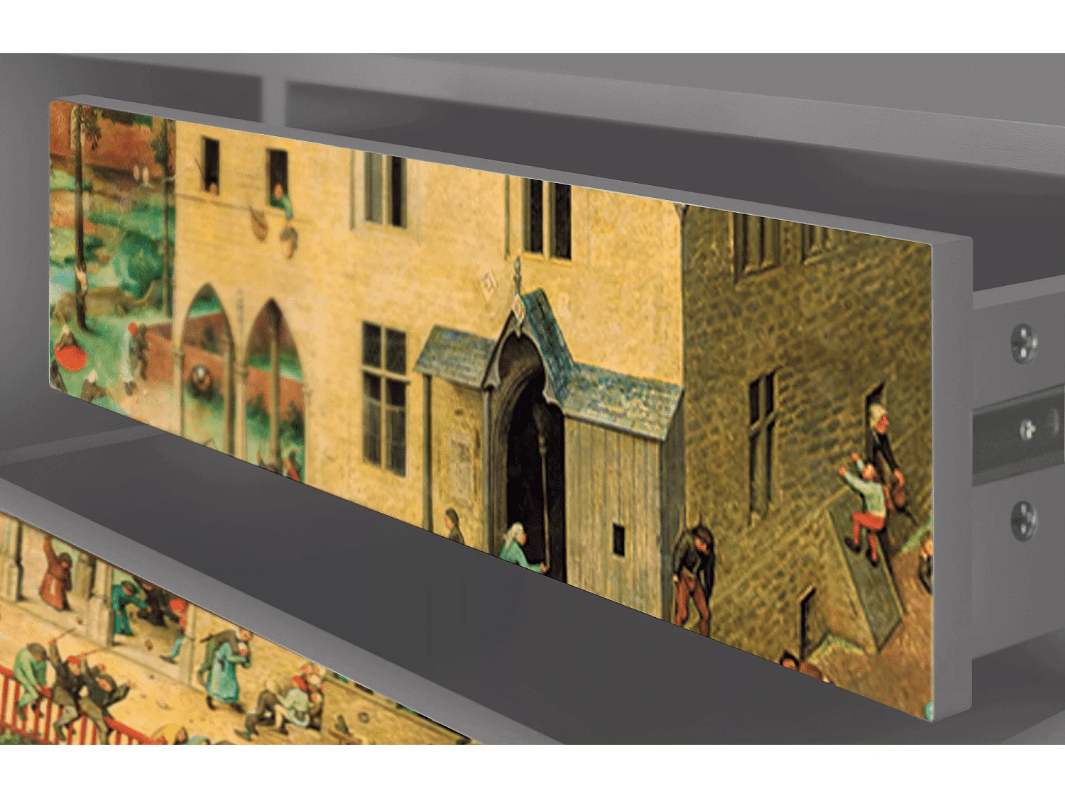 Meuble TV - 170х59х48 cm - T4 - Children Games, Gris