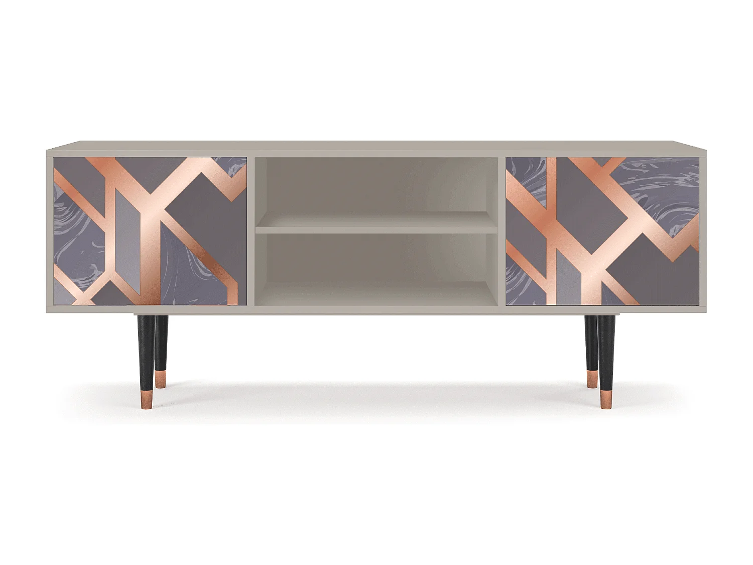 Meuble TV - 170х69х48 cm - T2 - Taupe Anatomy, Sable