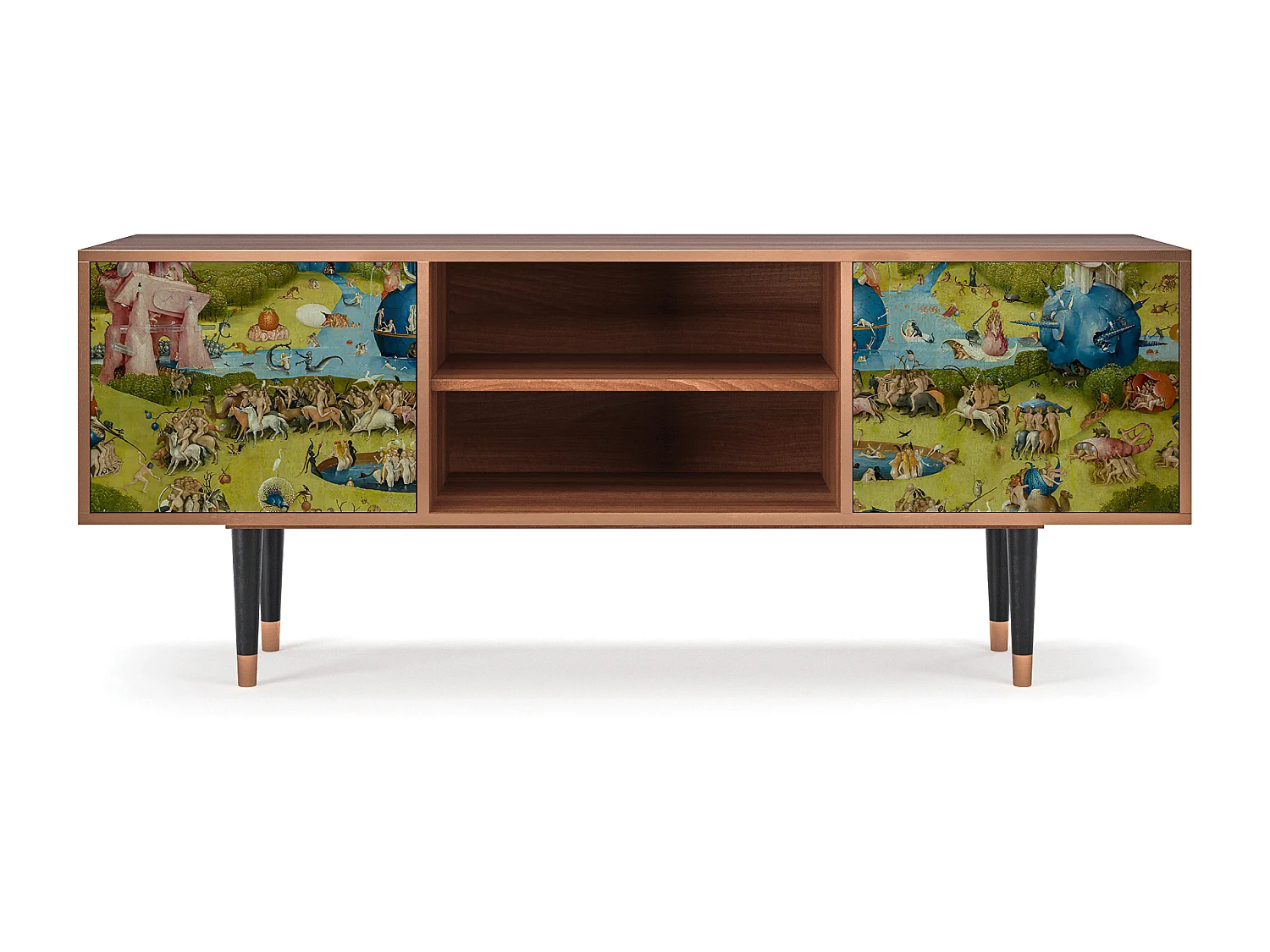 Meuble TV - 170х69х48 cm - T2 - The Garden 2 by Bosch, Noyer