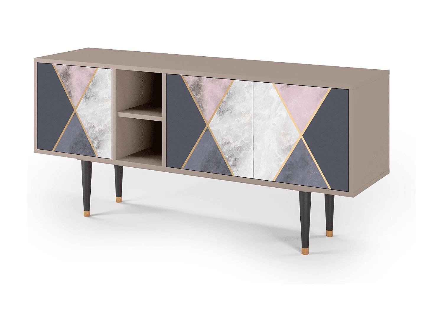 Meuble TV - 150х69х41 cm - T5 - Ideal Harmony, Latte