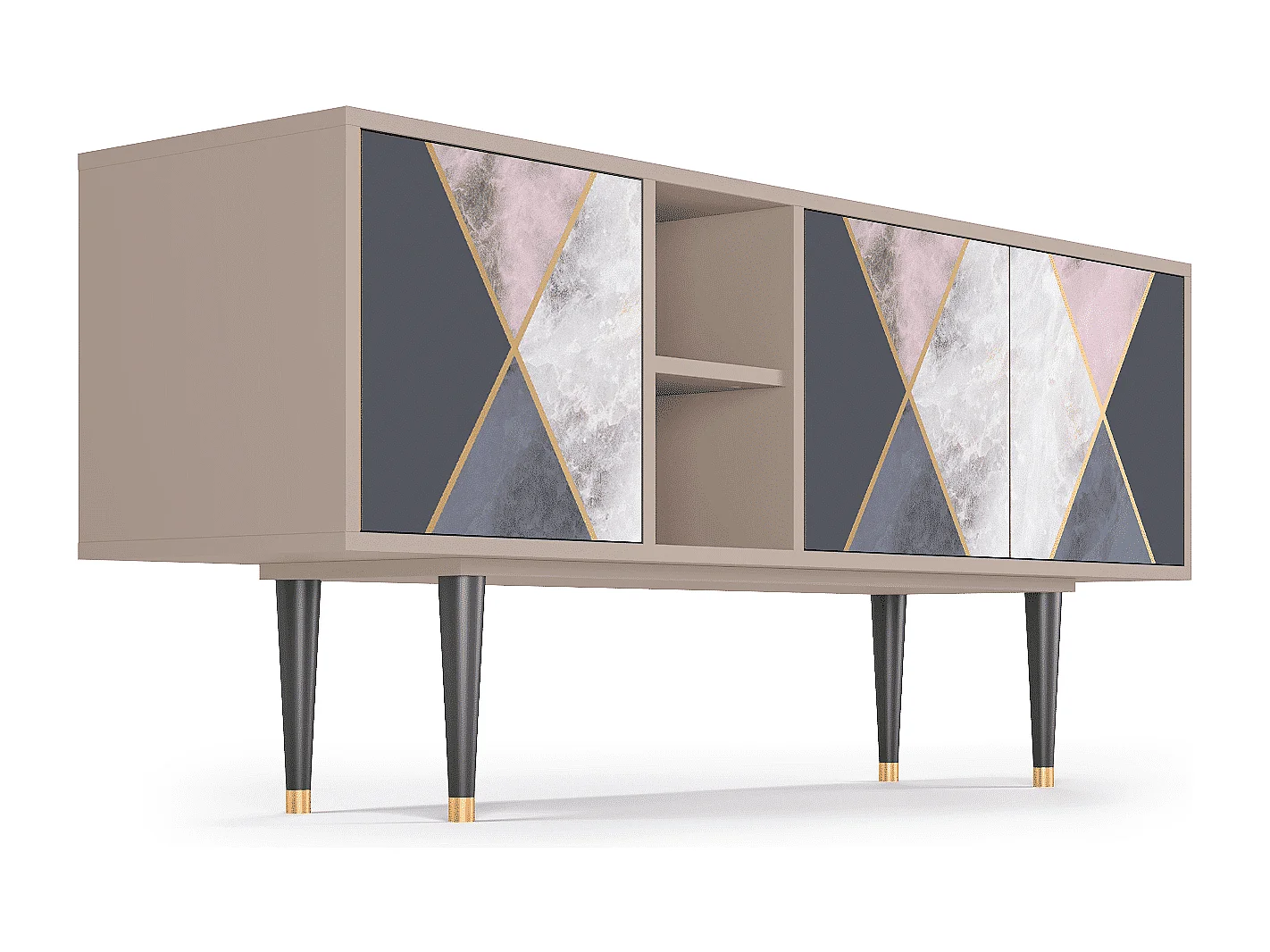 Meuble TV - 150х69х41 cm - T5 - Ideal Harmony, Latte