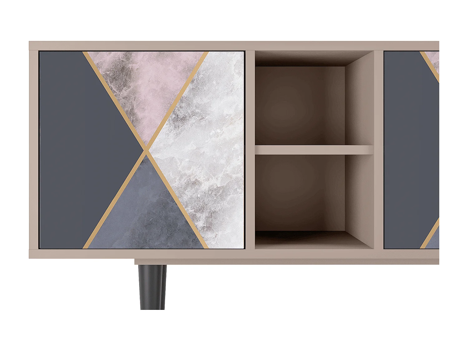 Meuble TV - 150х69х41 cm - T5 - Ideal Harmony, Latte