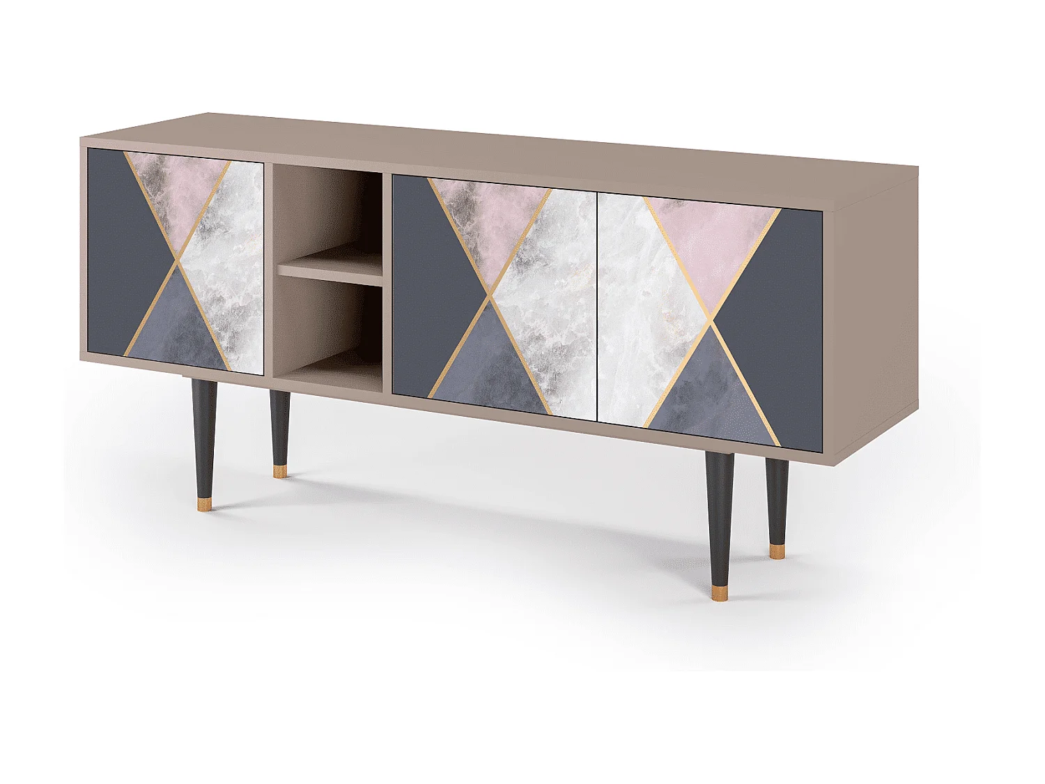 TV-meubel - 150х69х41 cm - T5 - Ideal Harmony, Latte