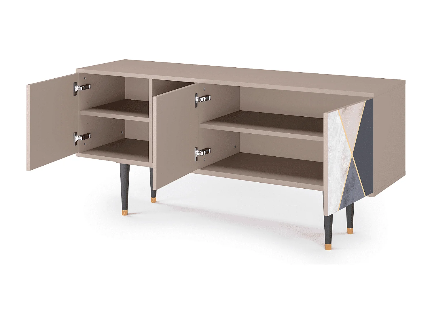 TV-meubel - 150х69х41 cm - T5 - Ideal Harmony, Latte