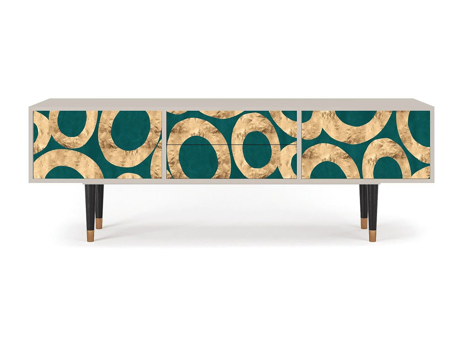 Mobile TV - 170х59х48 cm - T4 - Zircon Sphere, Sabbia