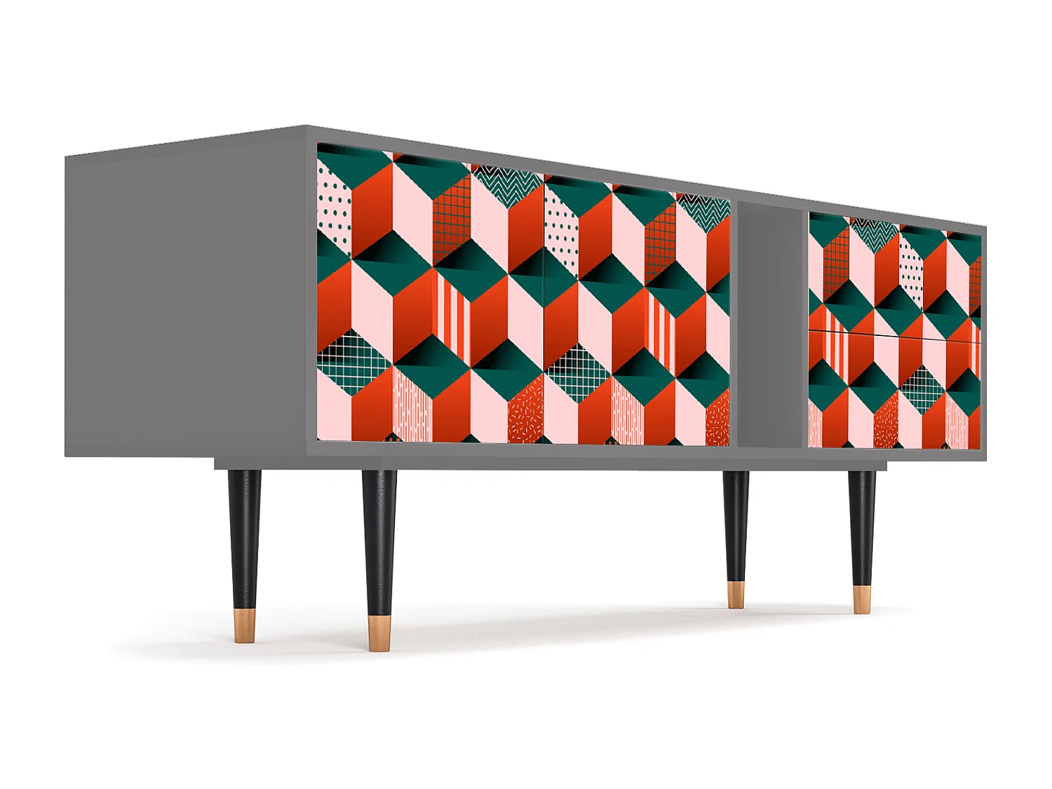 Mueble de TV - 170х69х48 cm - T1 - Pepsi-Cola, Gris