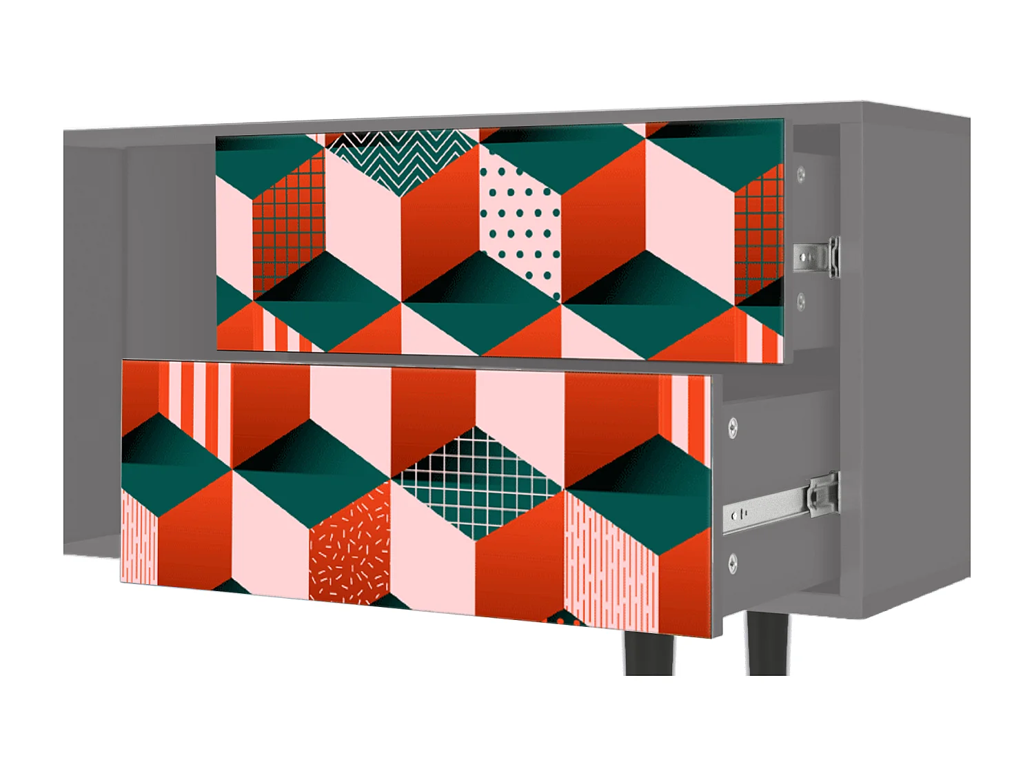 Mueble de TV - 170х69х48 cm - T1 - Pepsi-Cola, Gris