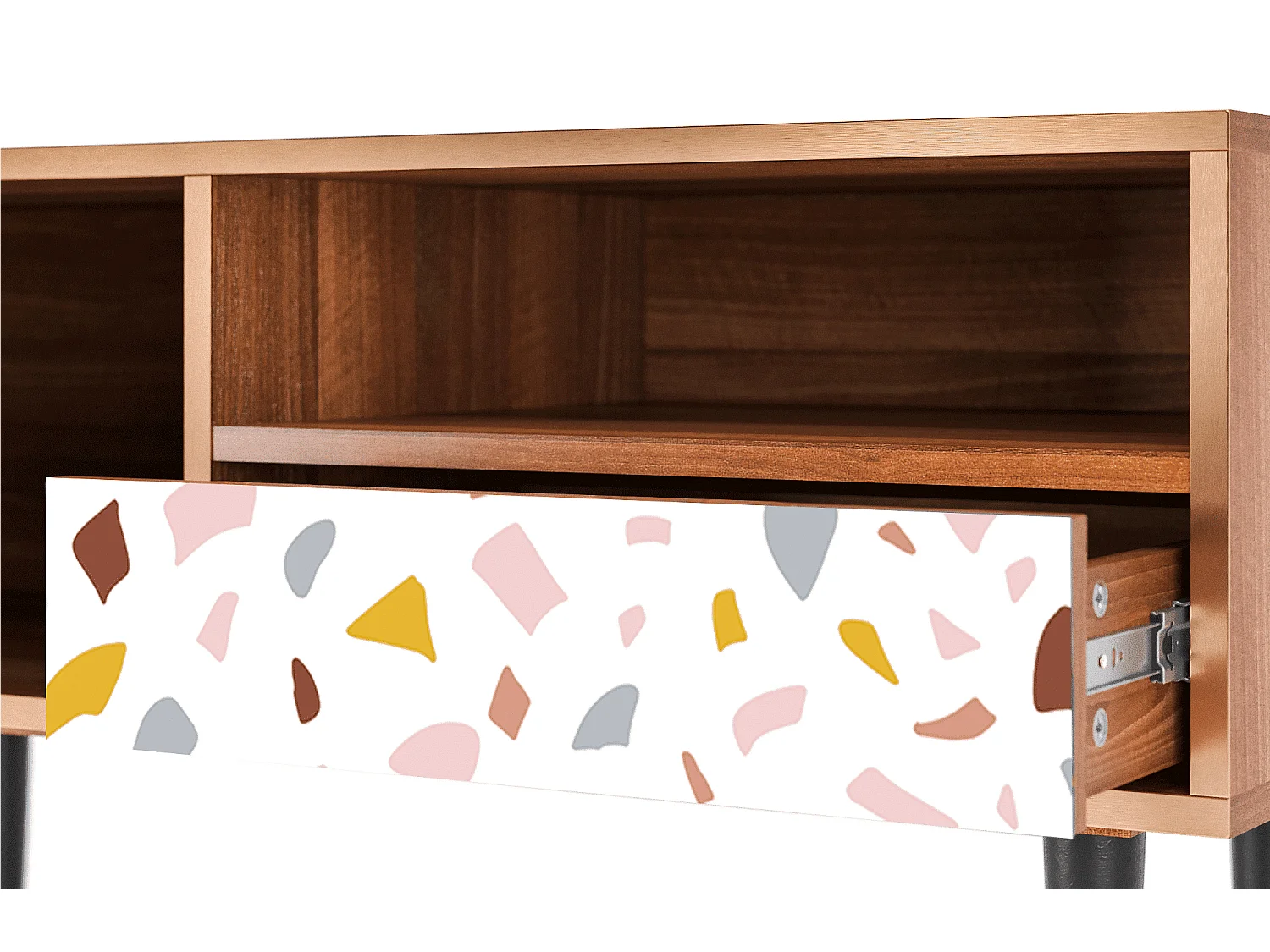 Mobile TV - 115х59х48 cm - T3 - Marmelade Cheese, Noce