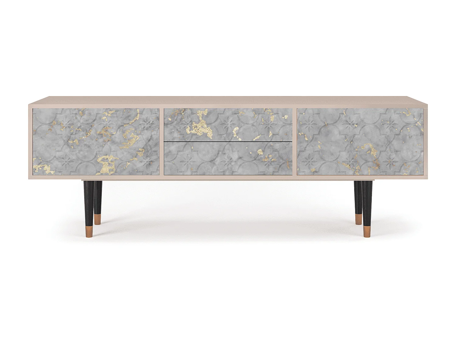 Mueble de TV - 170х59х48 cm - T4 - Mariana Trench, Latte